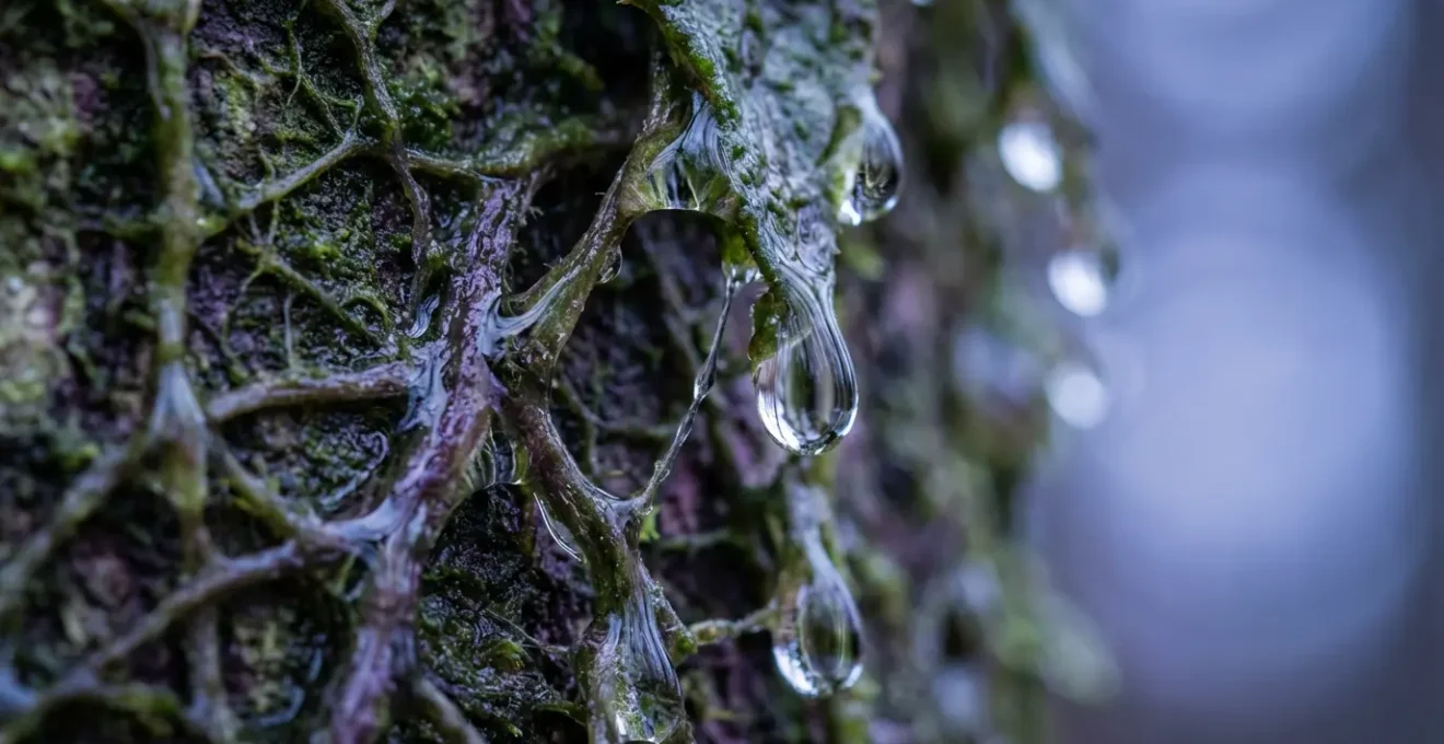 Macro view of brain tissue showing cerebrospinal fluid flow during deep sleep