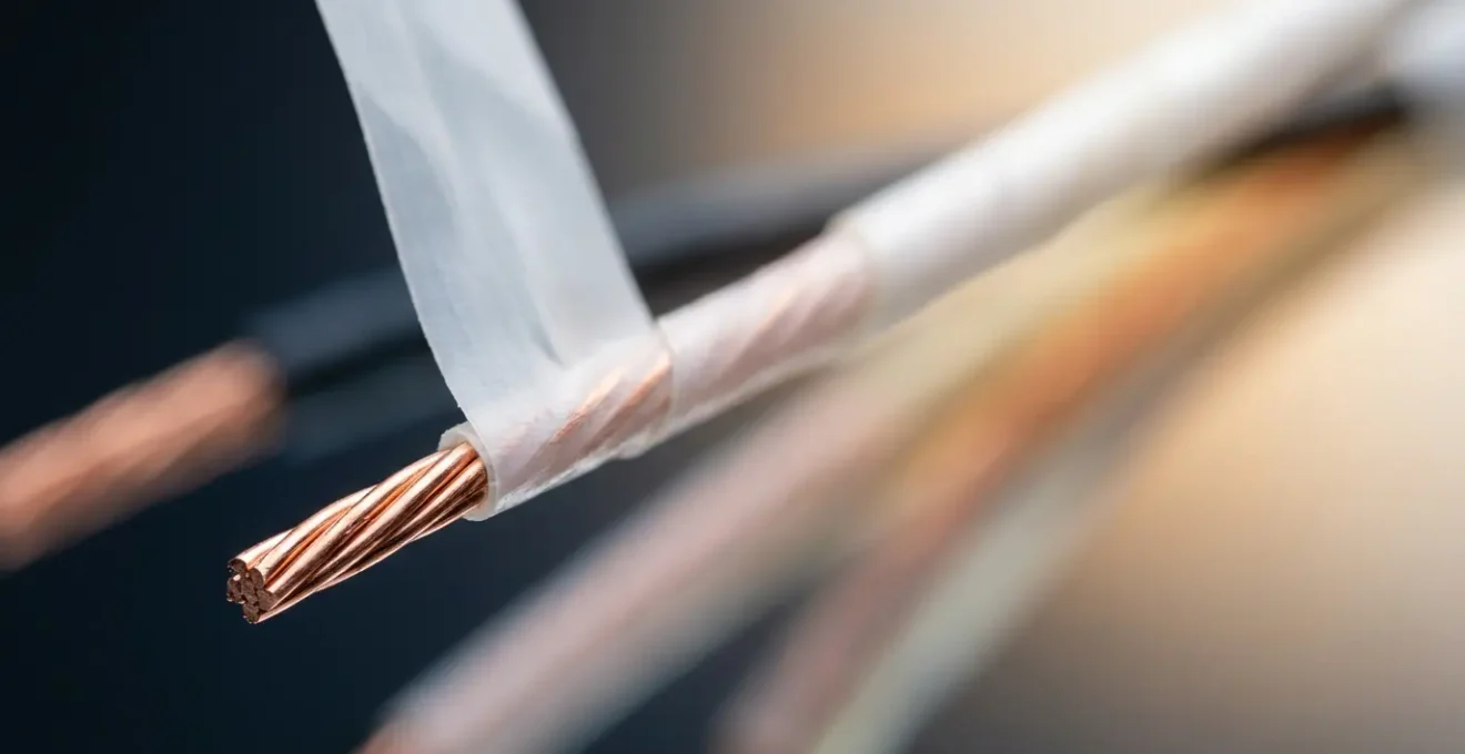 Extreme close-up of neural connections showing myelin sheath formation
