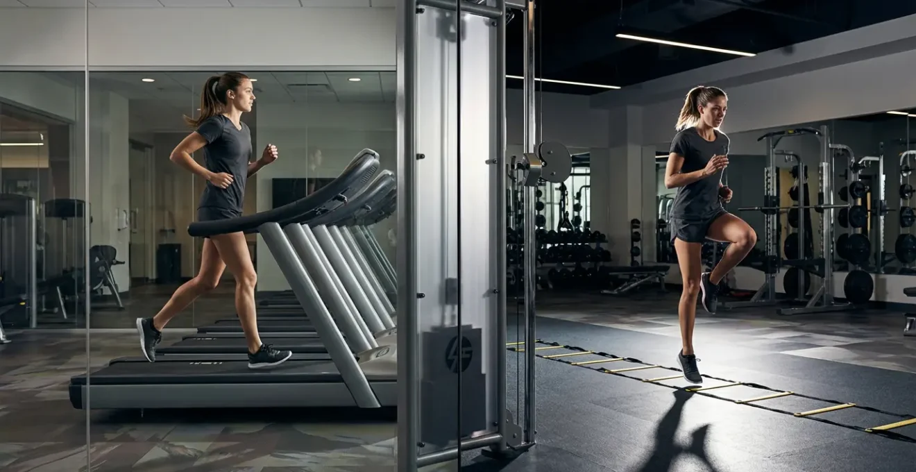 Visual comparison of metabolic power zones versus traditional distance metrics in athletic performance