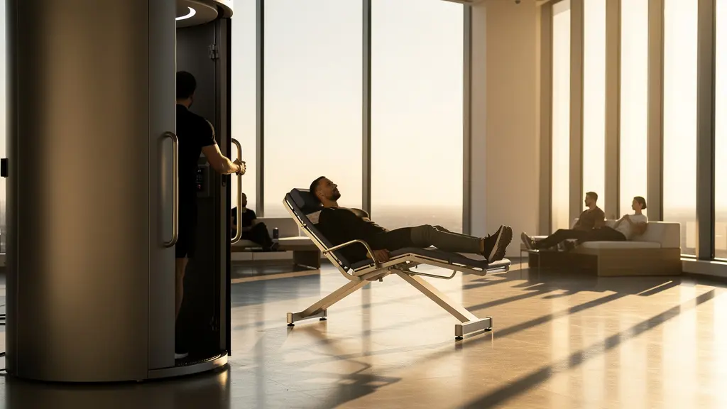 Visual timeline showing optimal cryotherapy scheduling during tournament week